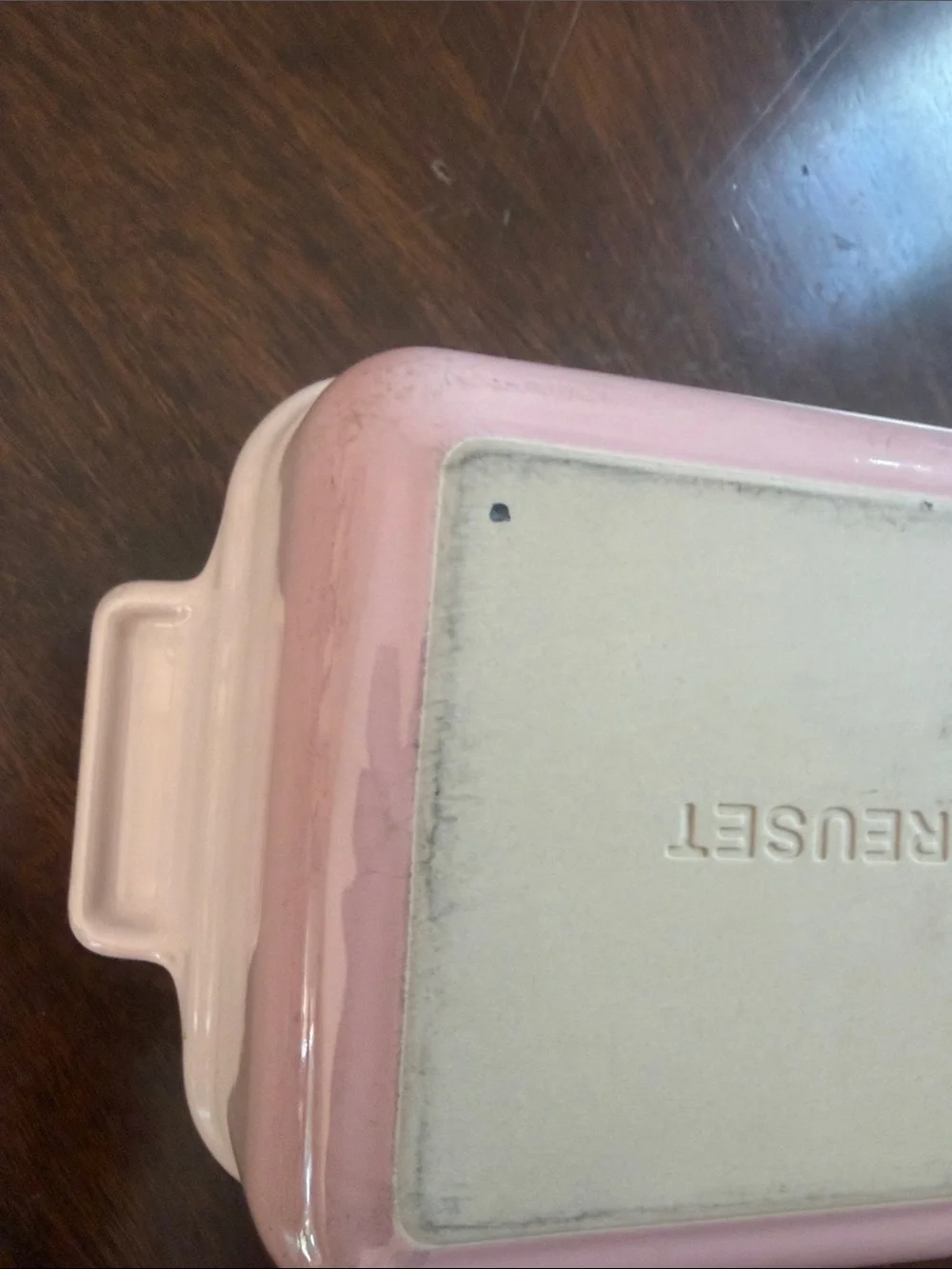 Le Creuset Pink Ombré Stoneware Casserole Dish Bakeware Cookware Kitchenware